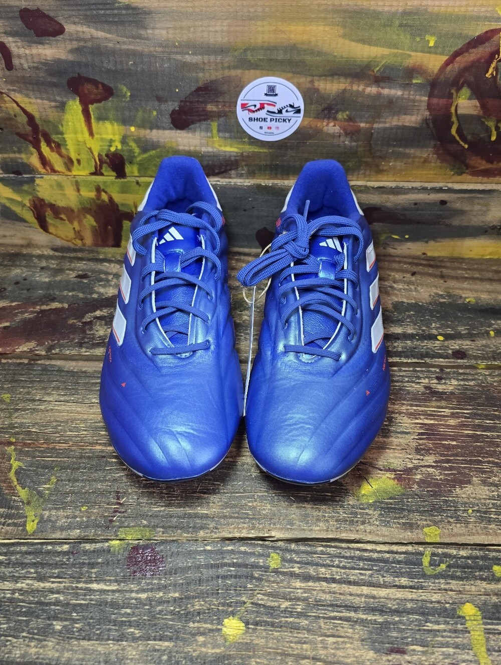 Adidas Copa Pure 2.1 FG Blue White Soccer Cleats IE4894 Men's Size 7 / Wmn's‎ 8 - Picture 2 of 8